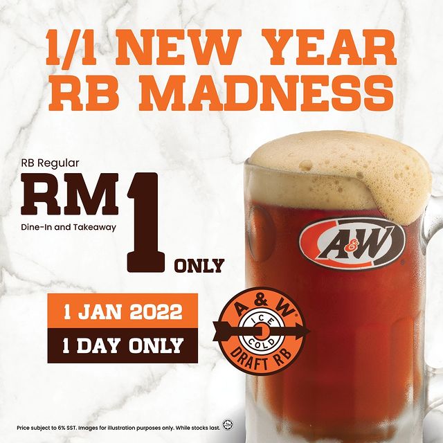 RM1 Root Beer on New Year 2022