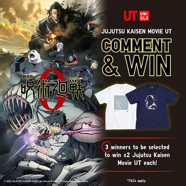 Jujutsu Kaisen Movie UT Comment & Win Giveaway