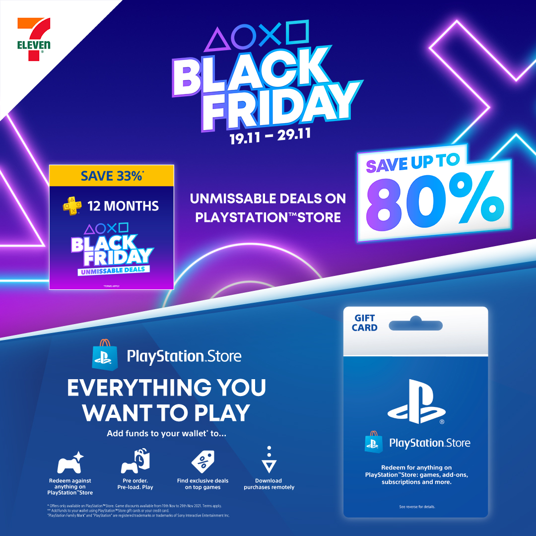 PlayStation Black Friday Sale at 7-Eleven
