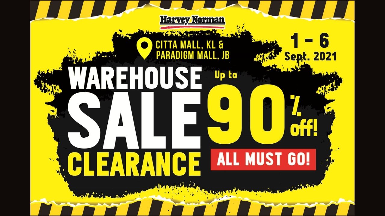 Harvey Norman Warehouse Clearance Sale
