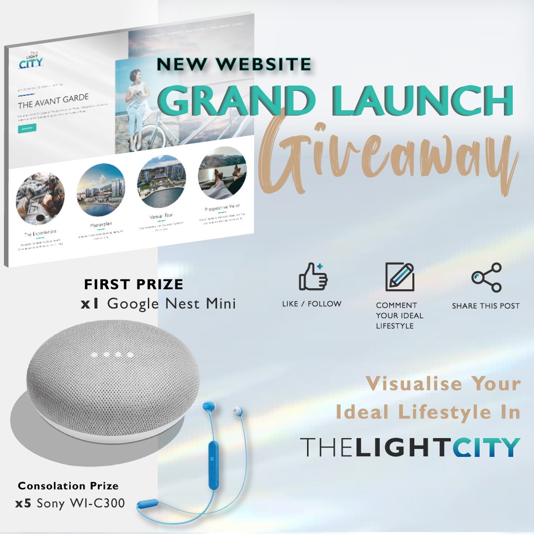 The Light City's New Website Grand Launch Giveaway