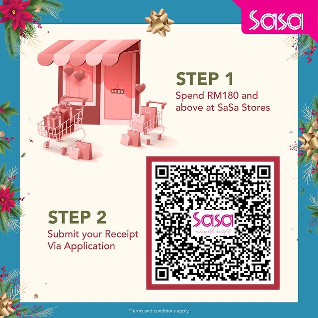 SaSa's Christmas In-Store Spend & Win Contest