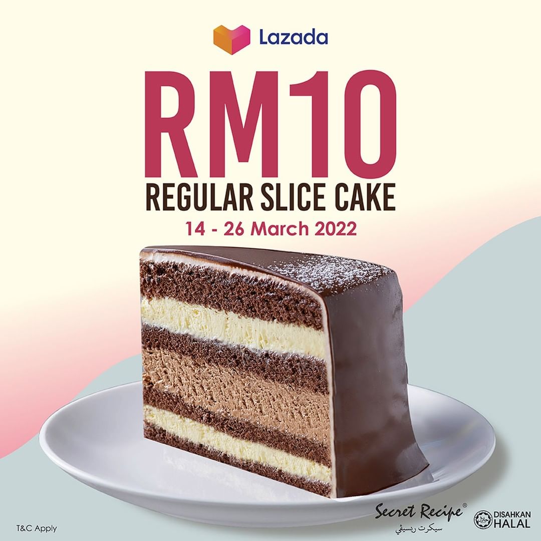 RM10 Secret Recipe Regular Slice Cake