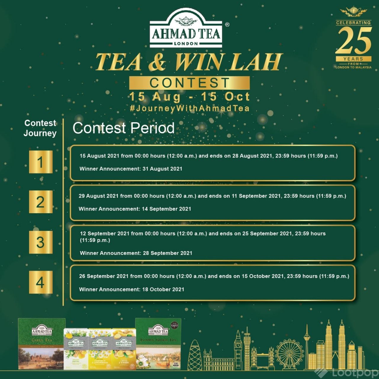 Tea & Win Lah Contest by Ahmad Tea Malaysia