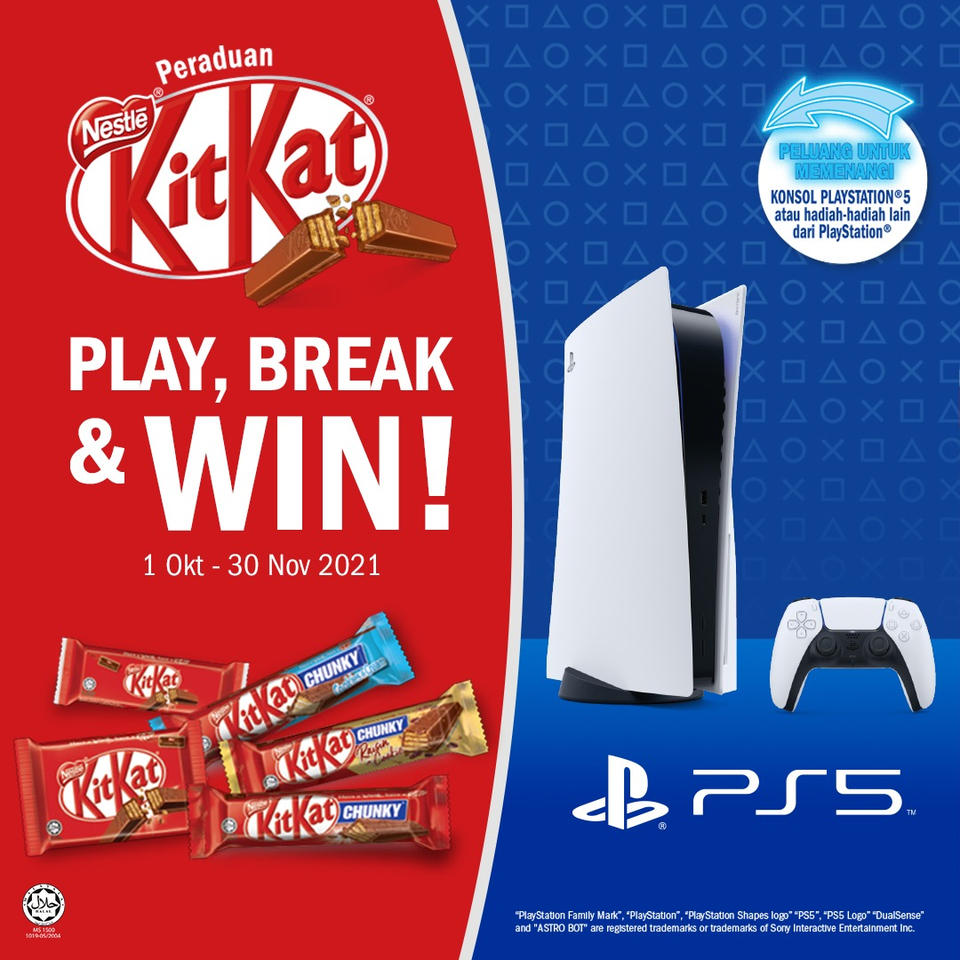 Play, Break & Win PS5 with KitKat