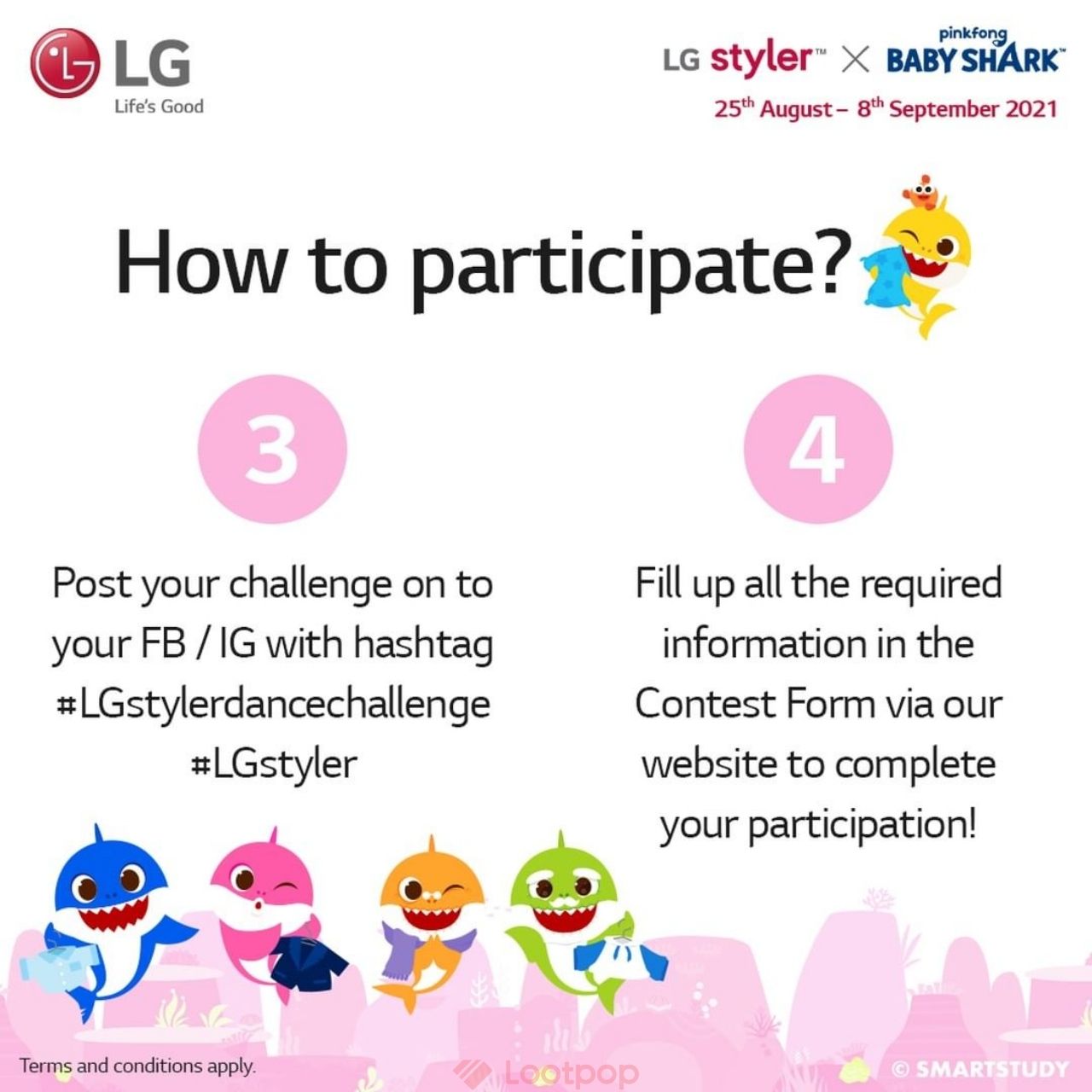 LG Styler™ X Pinkfong Baby Shark Dance Challenge
