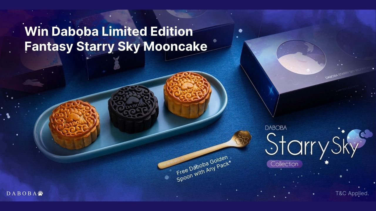 Daboba Fantasy Starry Sky Mooncake Giveaway with Free Golden Spoon