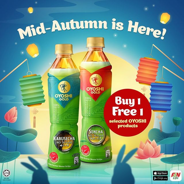 F&N OYOSHI Buy 1 Free 1 Mid Autumn Festival Deal