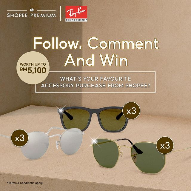 Ray-Ban Giveaway by Shopee
