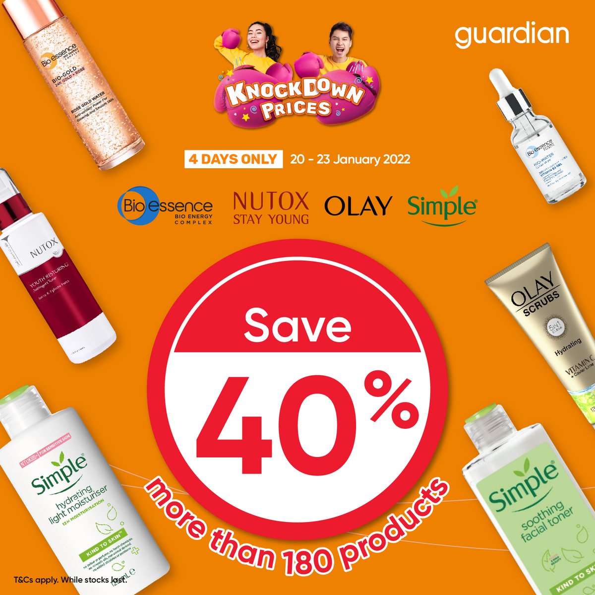 40% Off on Skin Care