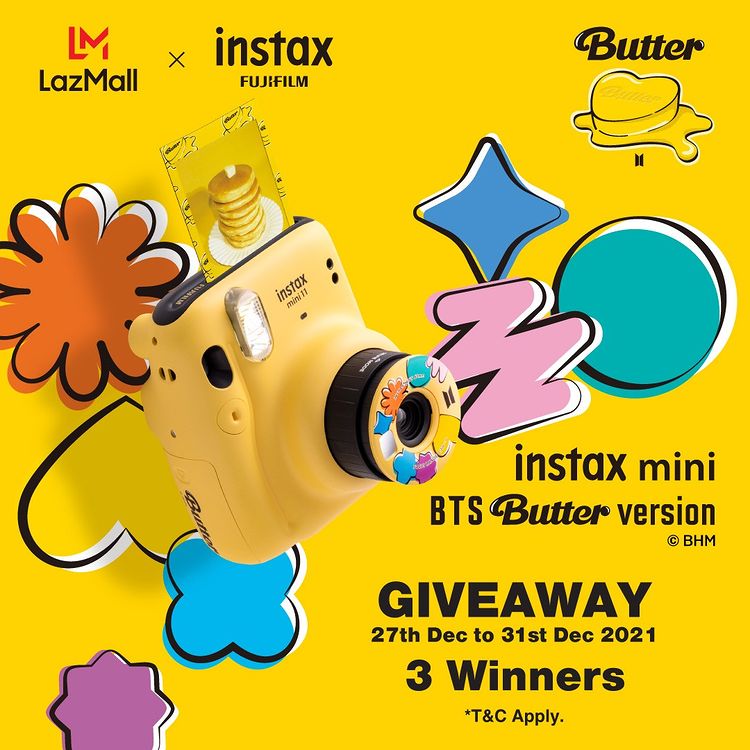 Instax Mini BTS Butter Version Giveaway
