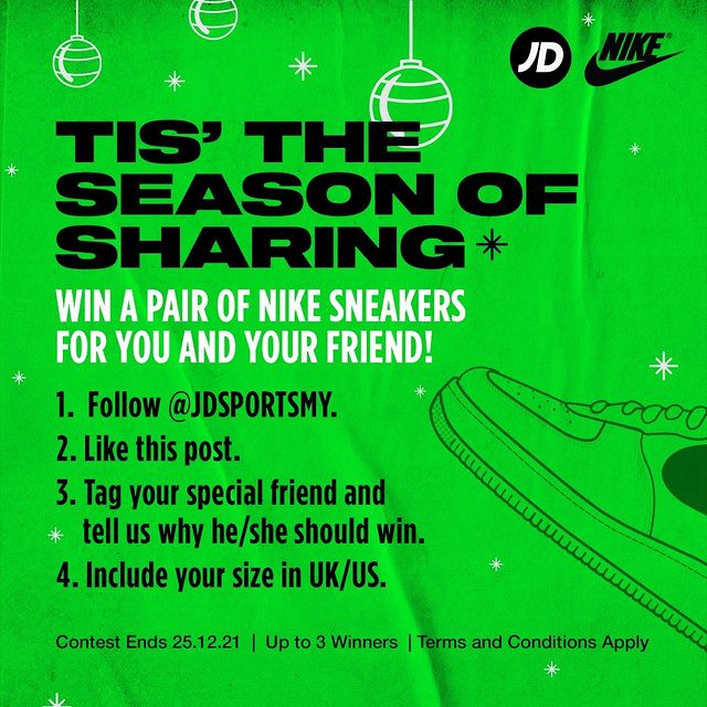 Tis’ The Season of Sharing Sneakers Giveaway
