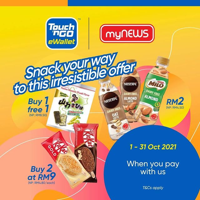 myNEWS x Touch 'n Go October 2021 Promotion