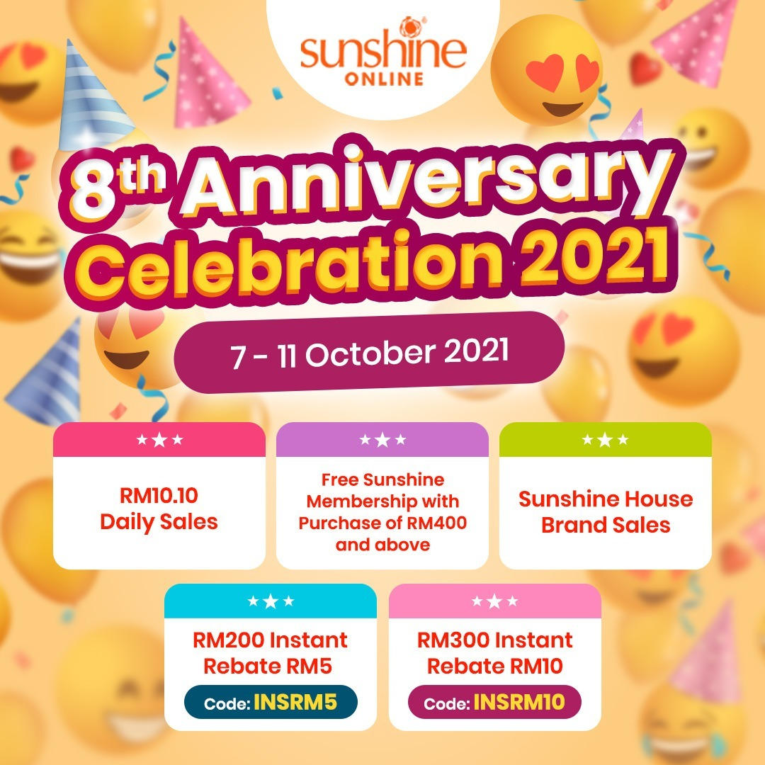 Sunshine Online's 8th Anniversary Celebration 2021