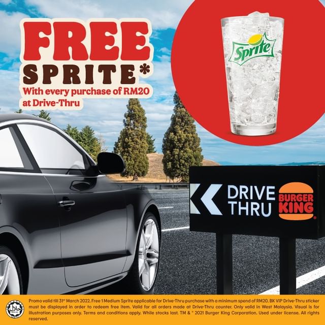 Free Sprite at Burger King Drive-Thru