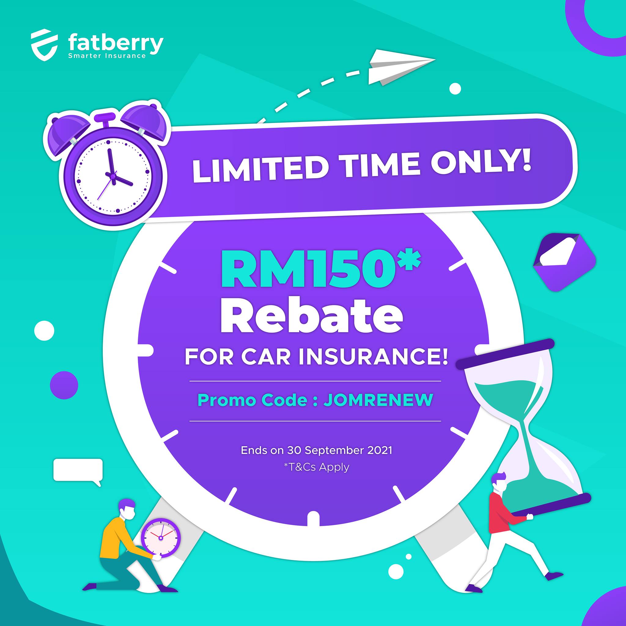RM150 Rebate For Car Insurance Renewal At Fatberry Lootpop Malaysia