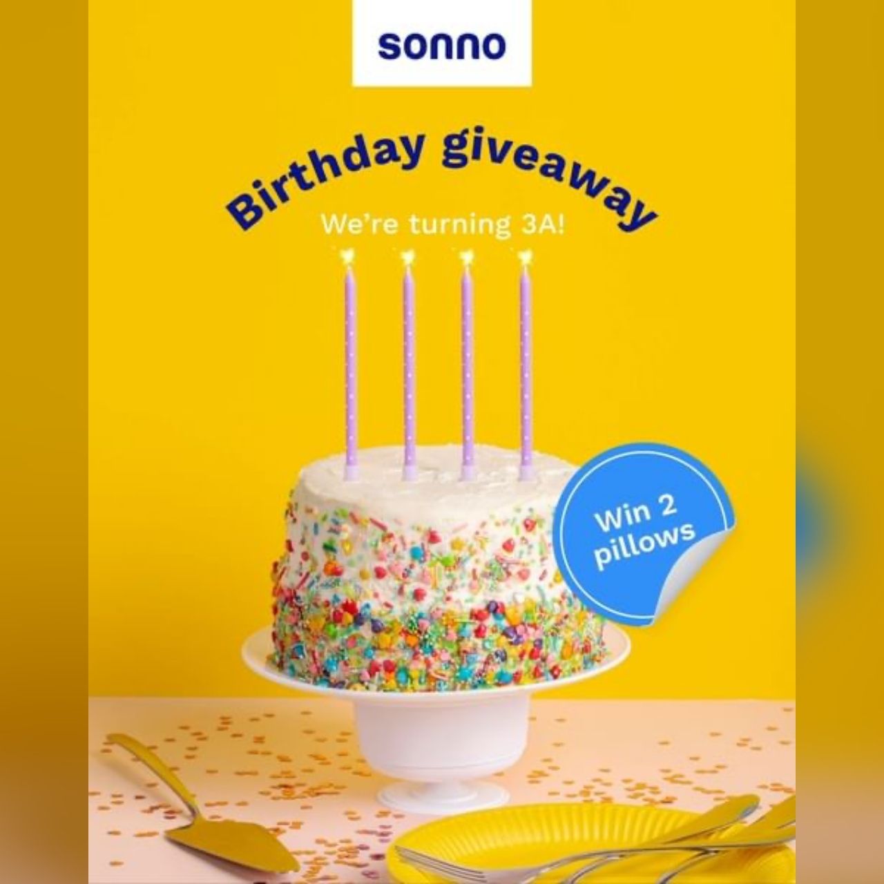 Sonno Birthday Giveaway