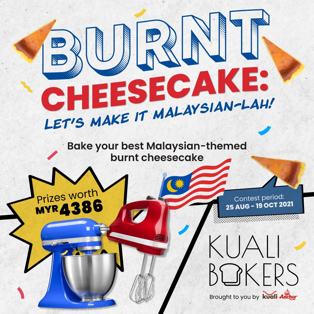 Burnt Cheesecake, Let’s Make It Malaysian-lah Contest