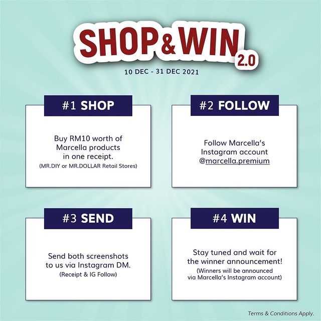 Marcella Shop & Win 2.0 Contest