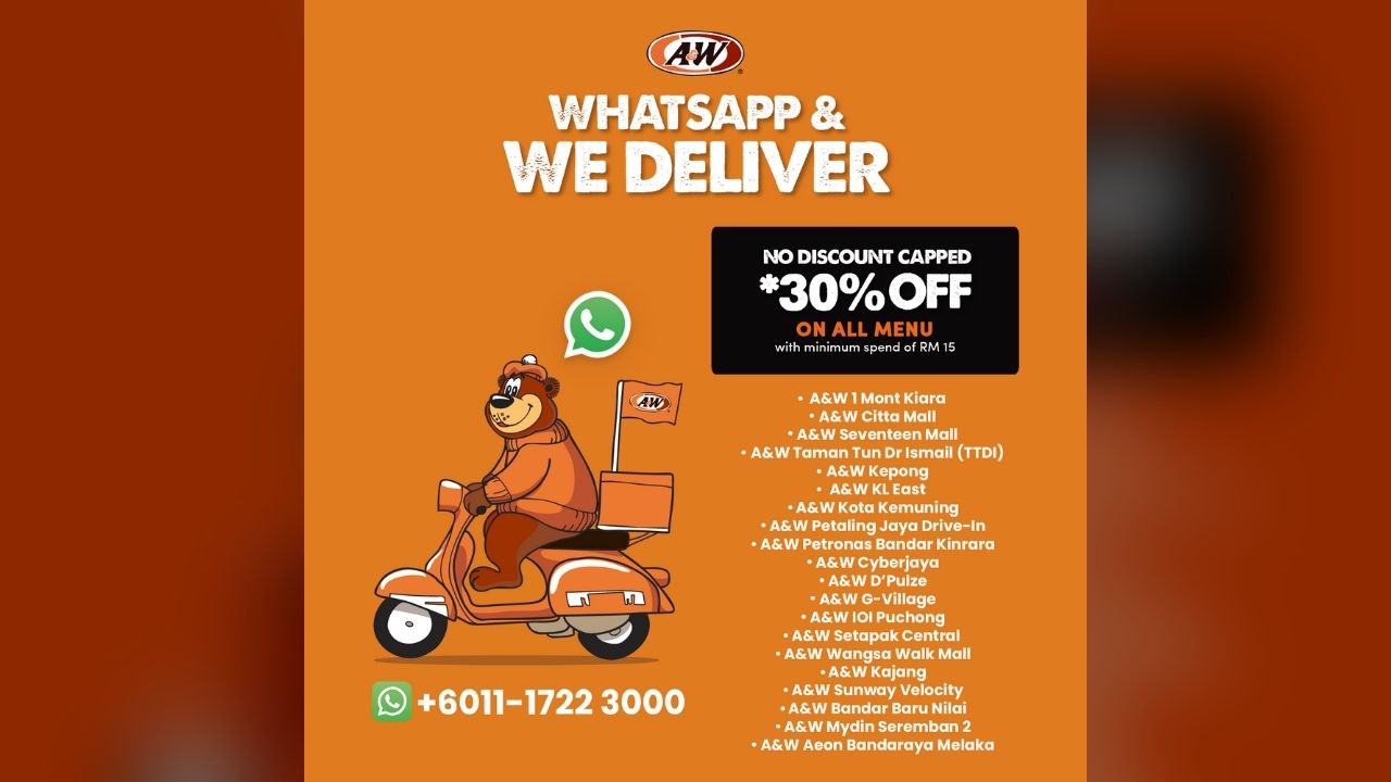 A&W WhatsApp & Deliver