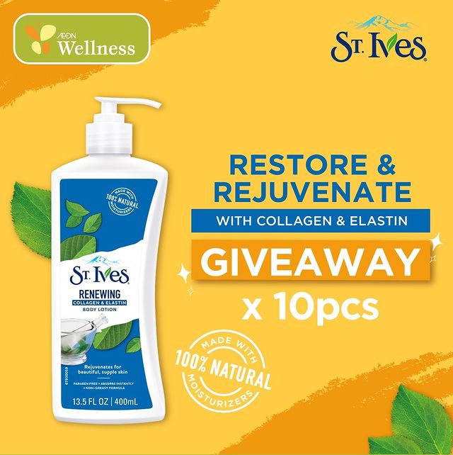 St. Ives Lotion Giveaway
