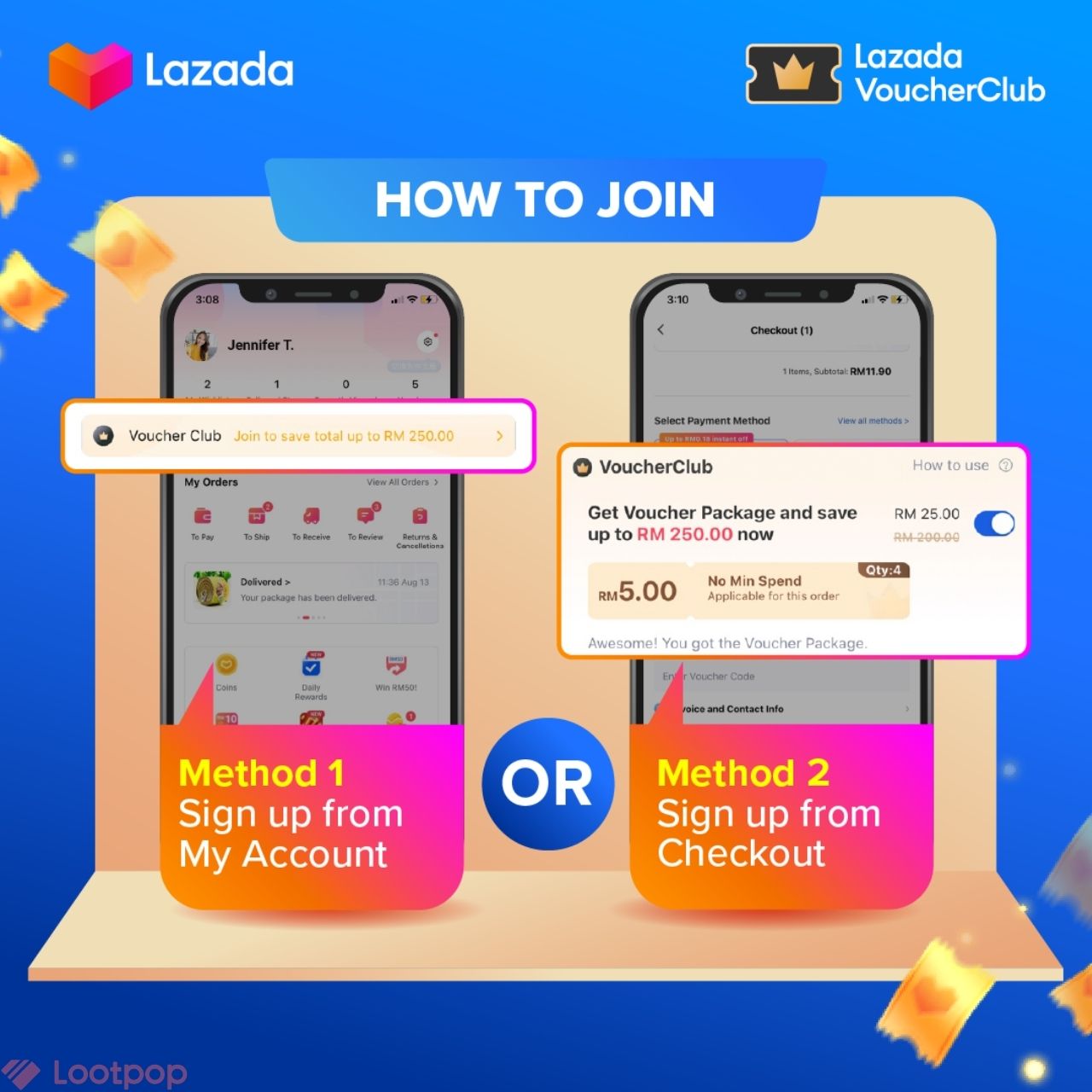 Join Lazada Voucher Club for Exclusive Savings Plan