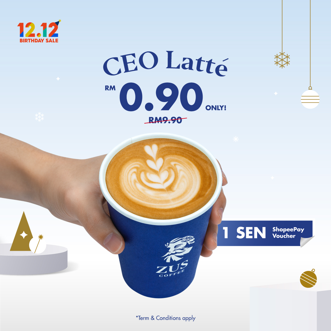 ZUS's CEO Latte 99 Cents Only