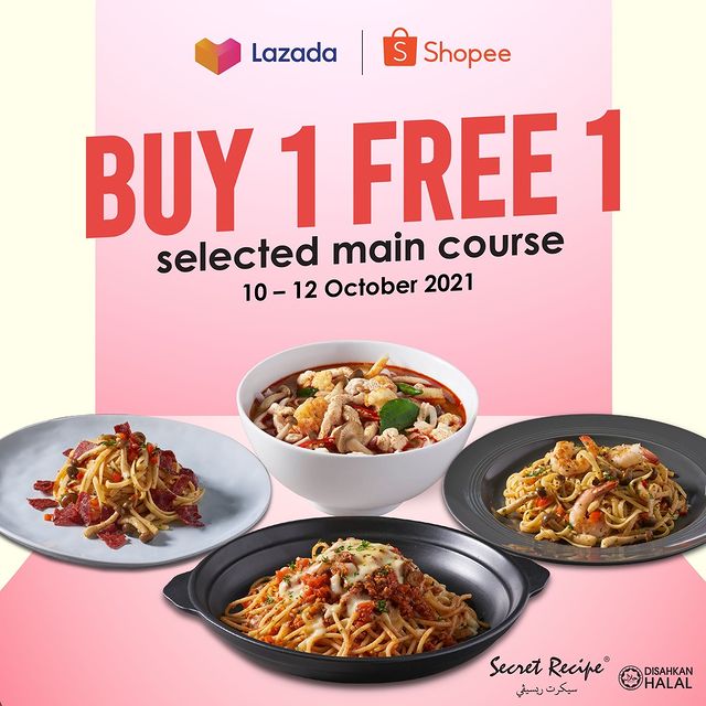 Buy 1 Free 1 Secret Recipe Main Course