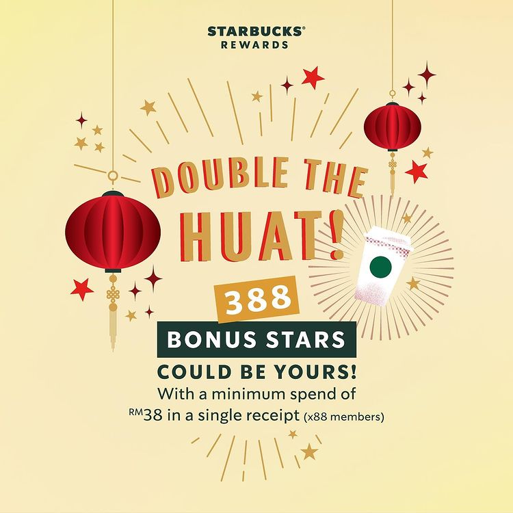 Starbucks Rewards Double the Huat Contest