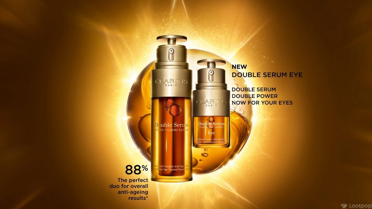 Complimentary Clarins Double Serum Routine Trial Kit