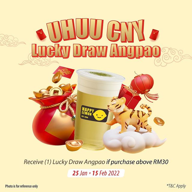 UHUUU CNY Lucky Draw Ang Pao Event by Happy Lemon