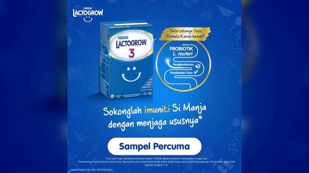 Sampel Percuma Nestlé LACTOGROW®