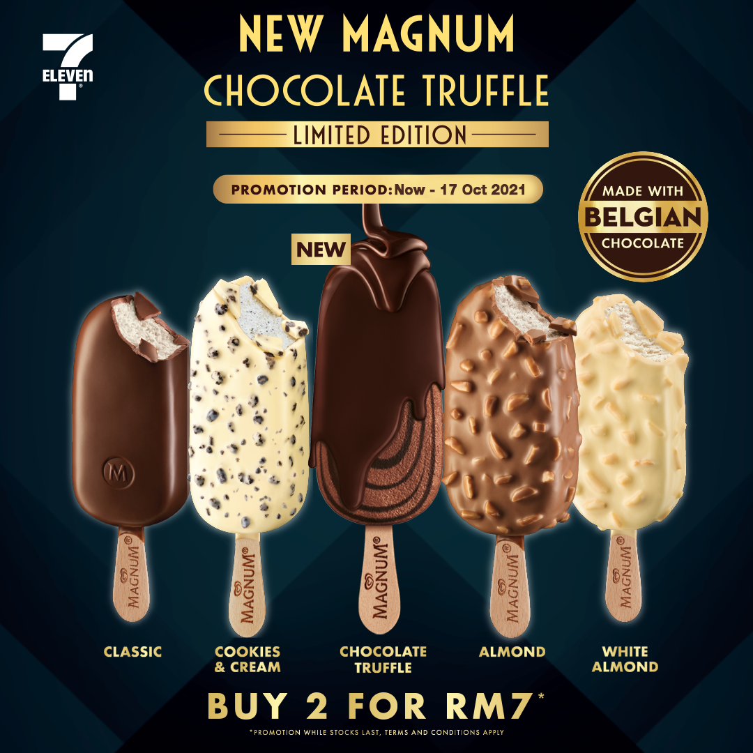 RM7 for 2 Magnum Chocolate Truffle Ice Creams