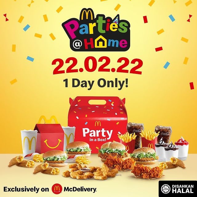 Free 20pcs Chicken McNuggets on 22/2/22