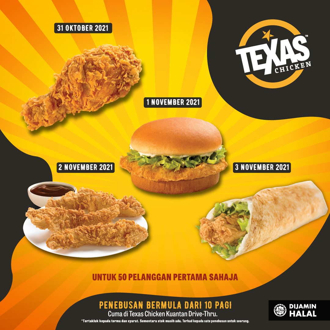 Texas Chicken Kuantan's Drive-Thru Promo