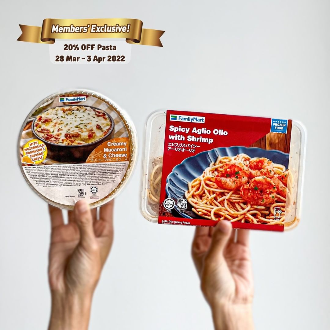 20% Off FamilyMart's Pasta