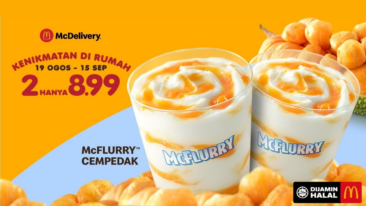 Two Cempedak McFlurry at only RM 8.99