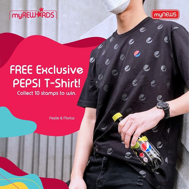Free Pepsi T-Shirt Stamp Campaign
