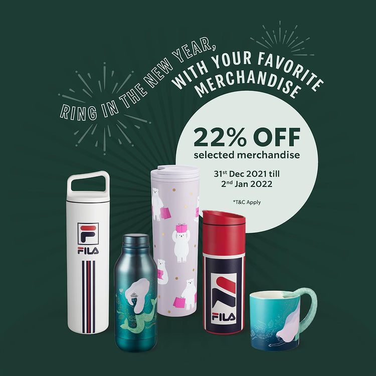 22% Off on Starbucks Selected Merchandises