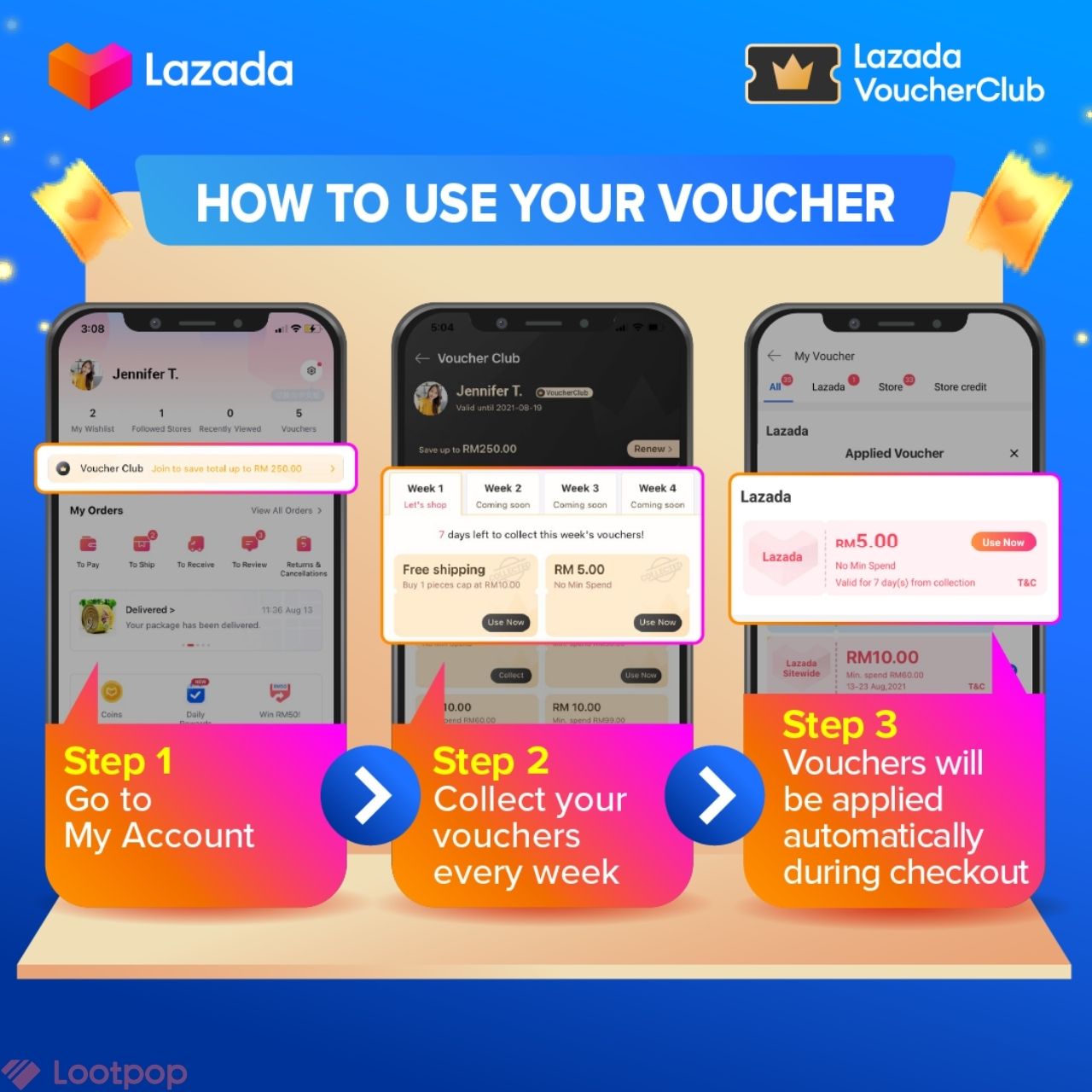 Join Lazada Voucher Club for Exclusive Savings Plan