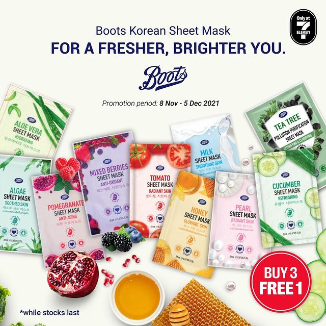 Buy 3 Free 1 Boots Masks Exclusively at 7-Eleven Malaysia