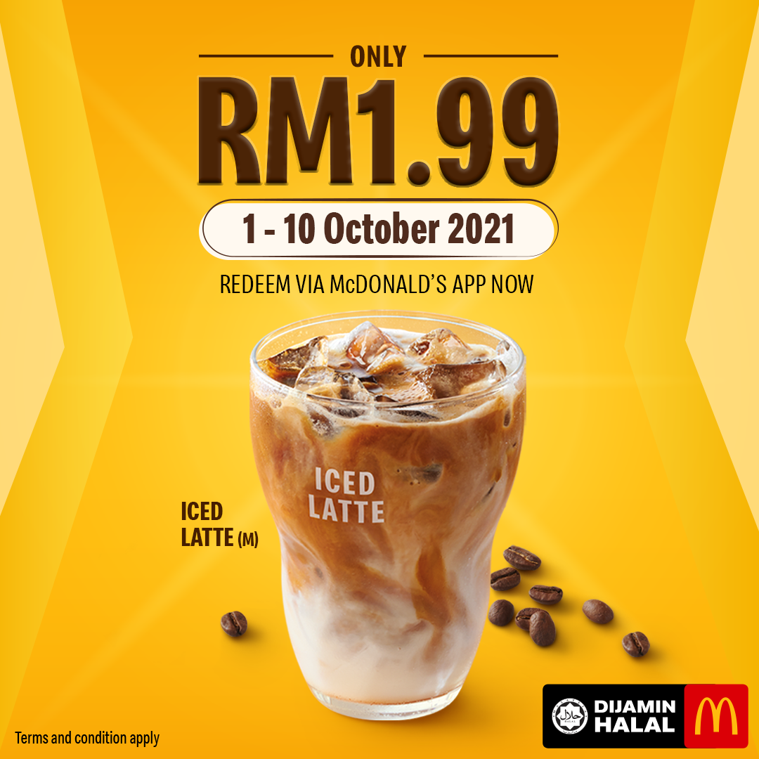 RM1.99 McD Iced Latte is Back