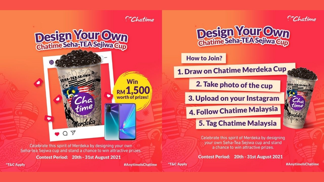 Design Your Own Chatime Seha-TEA Sejiwa Cup Contest