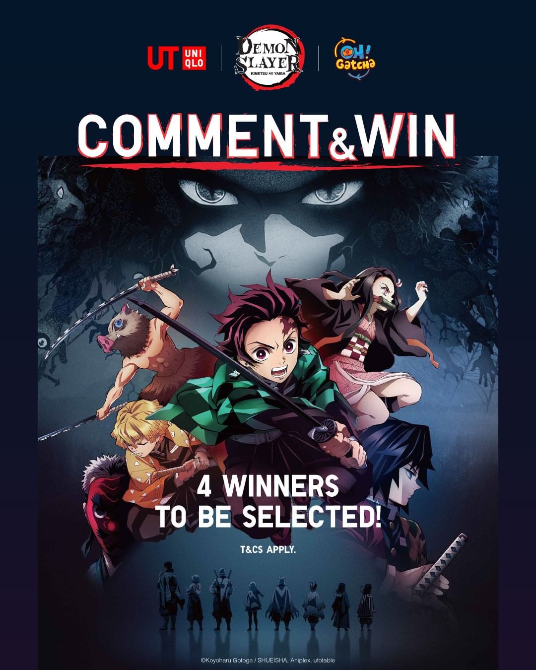 Demon Slayer UT Comment & Win Giveaway