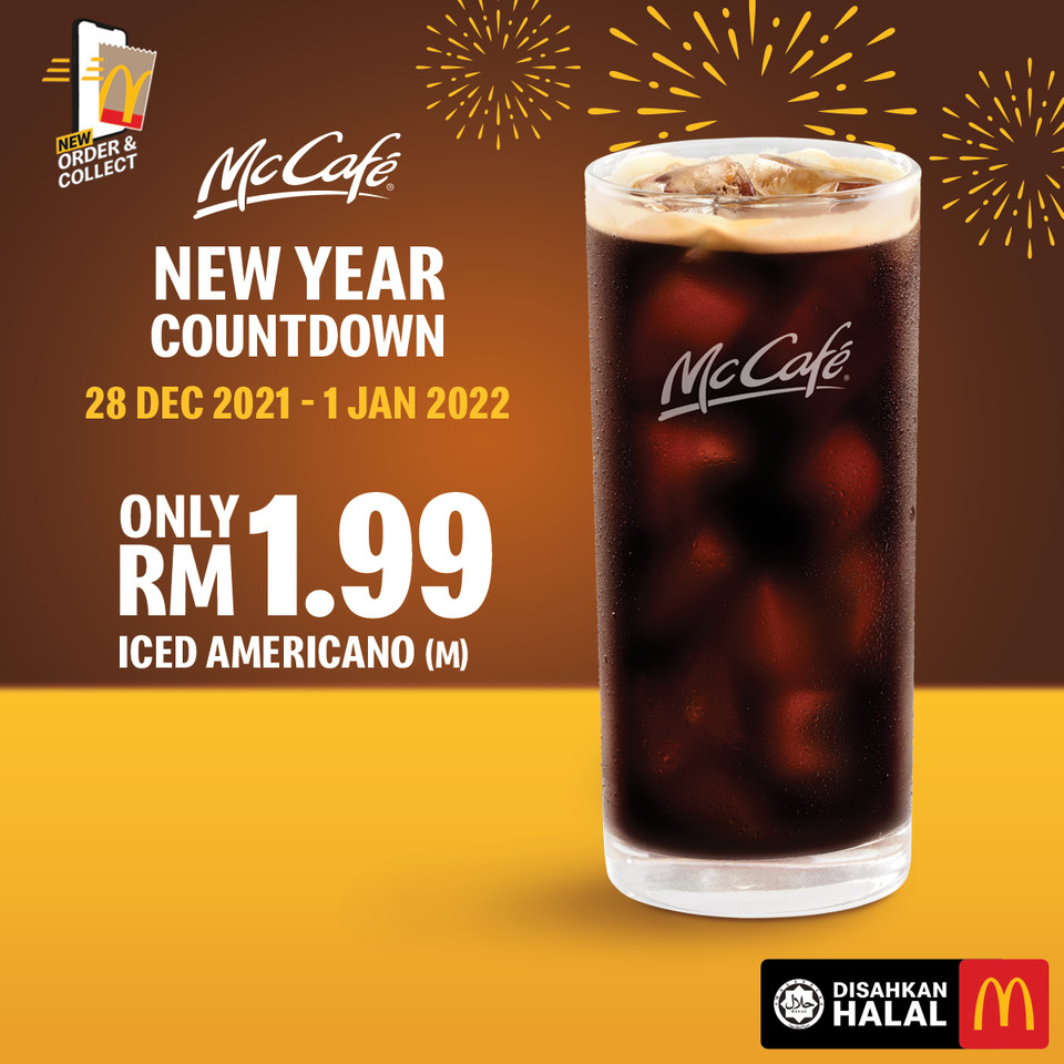 McCafe Drinks at RM1.99