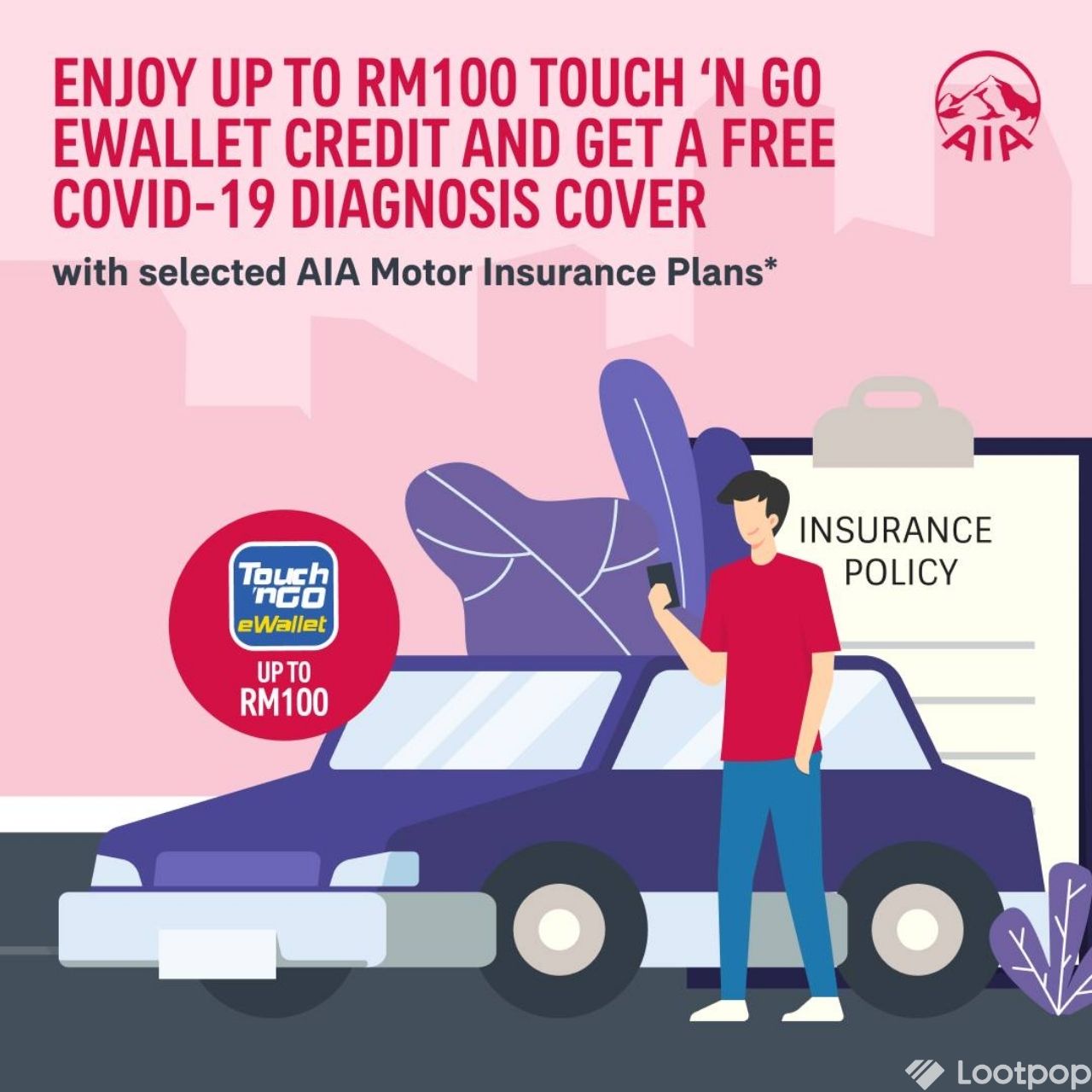 AIA Motor Insurance's Free COVID-19 Diagnosis Cover Campaign