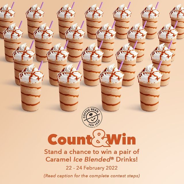 The Coffee Bean & Tea Leaf's Count & Win Contest