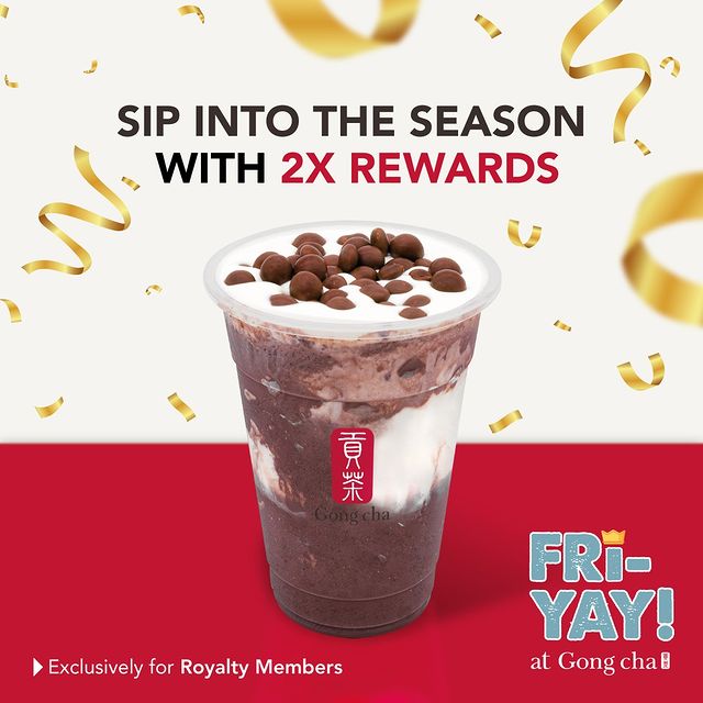 2X Points with Fri-Yay at Gong Cha