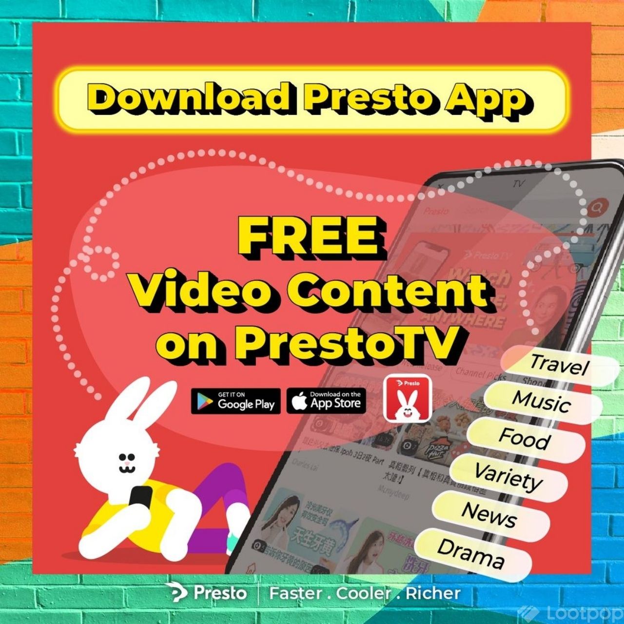 Watch Video Content for Free on PrestoTV