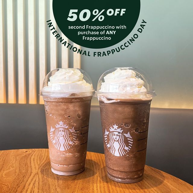 Starbucks International Frappuccino Day Deals